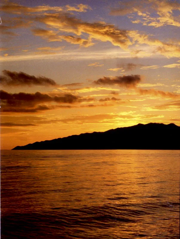 Atardecer en la Península de Araya.