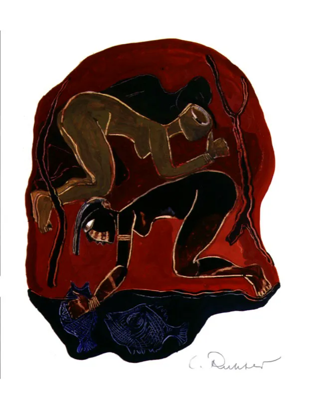 Pescando con barbasco
Gouache
1953
36 x 29.5 cm.