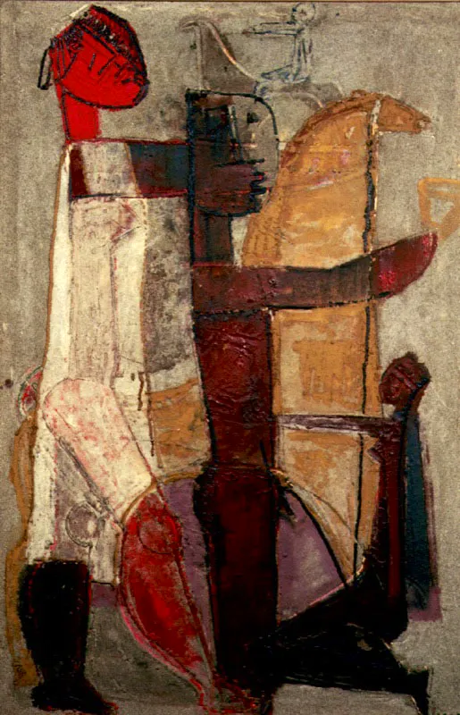 Tcnica casena 
con arena
1959
90 x 60 cm. 