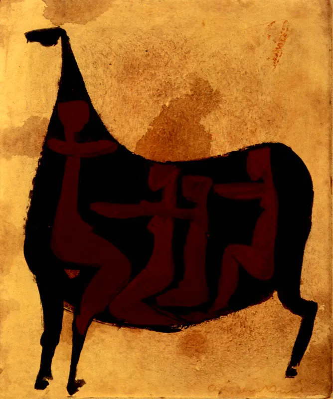 Caballo troyano
1961
24 x 20.5 cm.