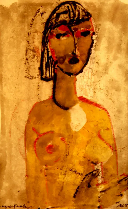 Mujer
Acuarela
Década del 60
47 x 31 cm.