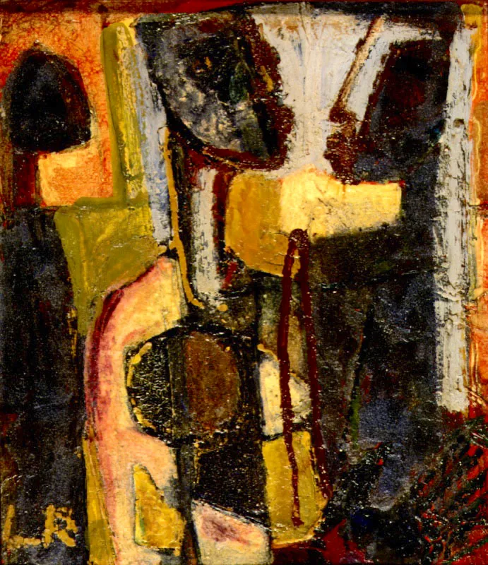 Encuentro
Oleo sobre madera
1969
40 x 35.5 cm.