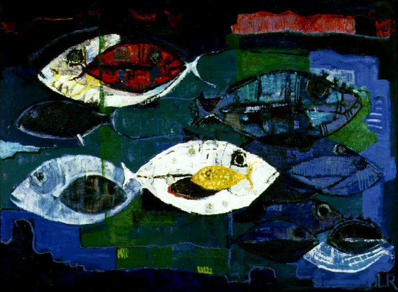 Peces
Oleo
1967
108 x 78 cm. 