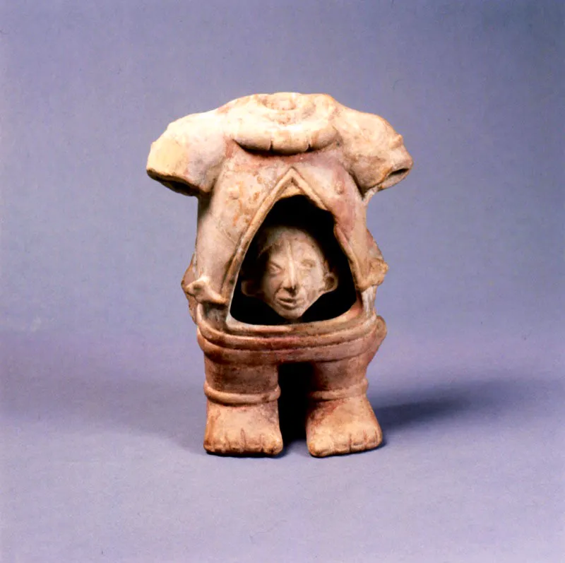 Figura antropomorfa. Tumaco. 
	17 x 13 cm.
 