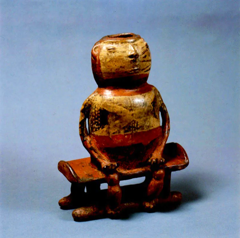 Figura antropomorfa. Quimbaya.
	23.5 x 18 cm.
 