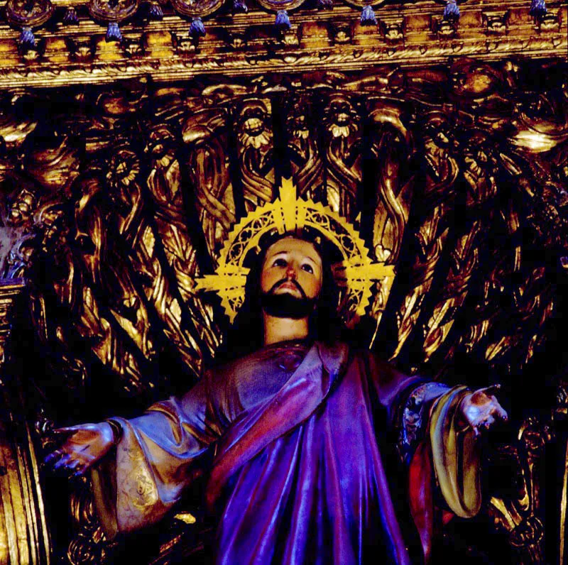 Anónimo.
Sagrado Corazón de Jesús. Siglo XX.
Yeso policromado.