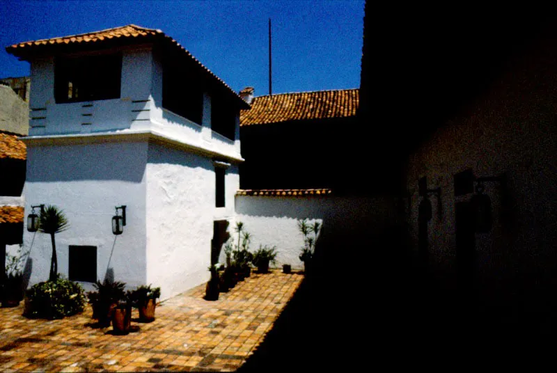 Aspecto interior de la antigua casona situada en el barrio de la Candelaria. 
 