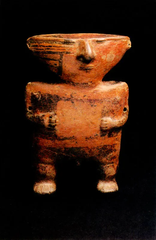 Figura antropomorfa. Quimbaya.
	36.3 x 24.1 cm.
 