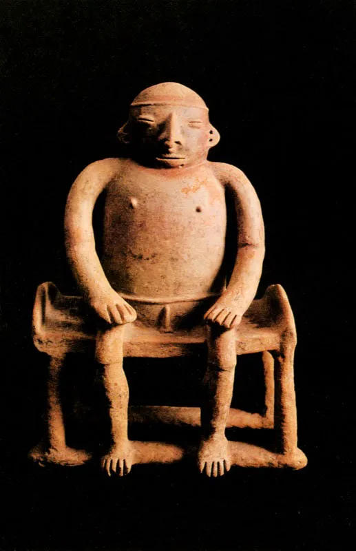 Figura antropomorfa. Quimbaya.
	39 x 29 cm.
 