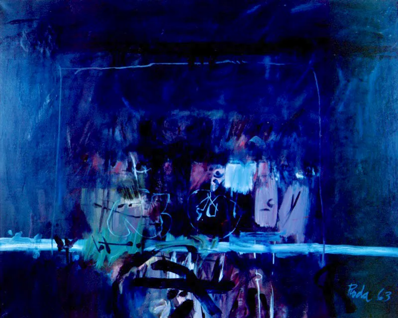 Antonio Roda.
Tumba No. 11 (Felipe 11). 1963.
Oleo sobre lienzo. 95 x 120 cm.