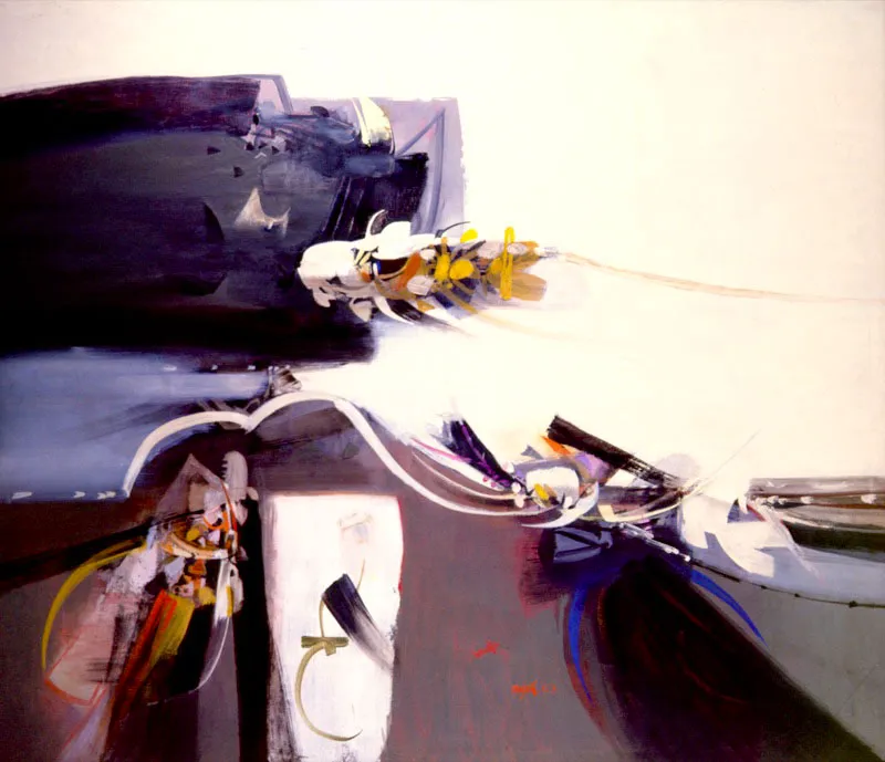Alejandro Obregón.
Fuga de Alcatraz. 1963.
Oleo sobre lienzo. 200 x 170 cm.