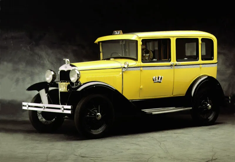 Ford A Taxi Sedán, 1928.