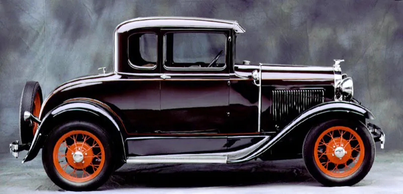 Ford A Cupe, 1930. 