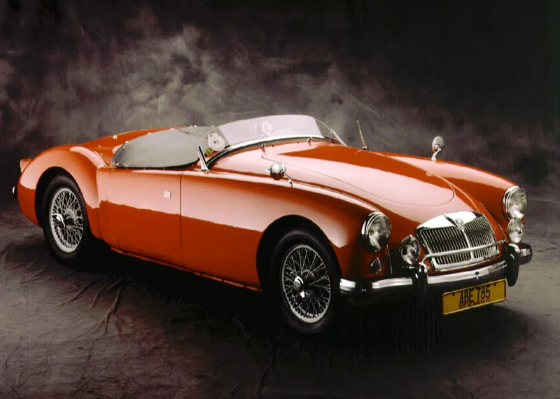 MG A Roadster, 1956. 