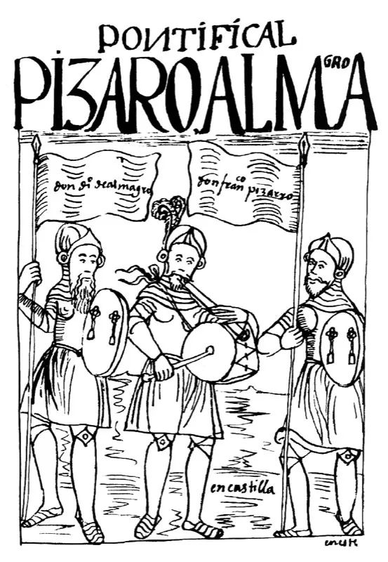 Viñetas ilustrativas de Felipe Guamán Poma de Ayala tomadas del libro Nueva crónica y buen gobierno de Felipe Guamán Poma de Ayala, publicada por la Biblioteca Ayacucho, Caracas, 1980. Jeremy Horner
