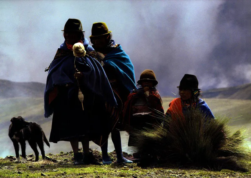 Indios Quechua, Páramo Zumbahua. Cotopaxi, Ecuador. Jeremy Horner