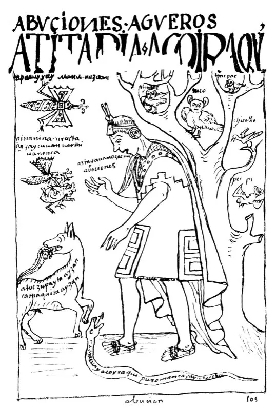Viñetas ilustrativas de Felipe Guamán Poma de Ayala tomadas del libro Nueva crónica y buen gobierno de Felipe Guamán Poma de Ayala, publicada por la Biblioteca Ayacucho, Caracas, 1980. Jeremy Horner