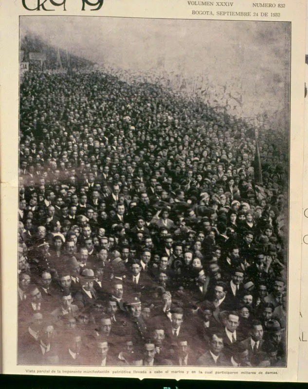 Esta manifestacin refleja los sentimientos colectivos suscitados por la ocupacin de parte del territorio patrio. 