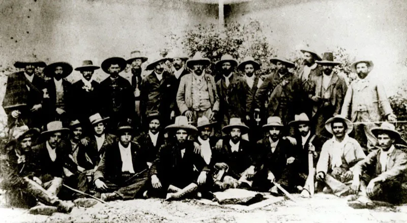 Fuerzas revolucionarias (liberales) de la Guerra de los Mil Das (18991902), Combatientes de Palonegro, mayo de 1900. 