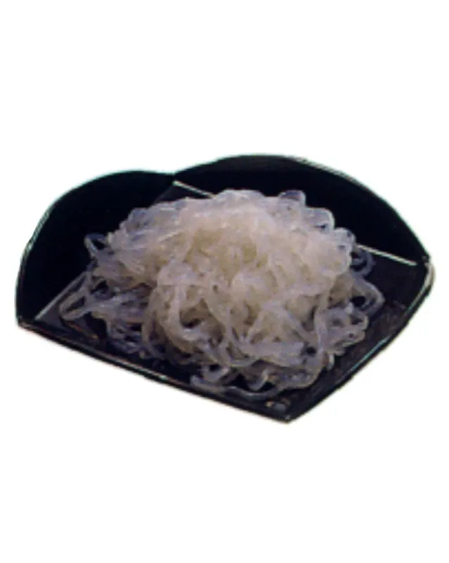 Shirataki, Fideos transparentes de harina de ñame.
Matthew Leighton
