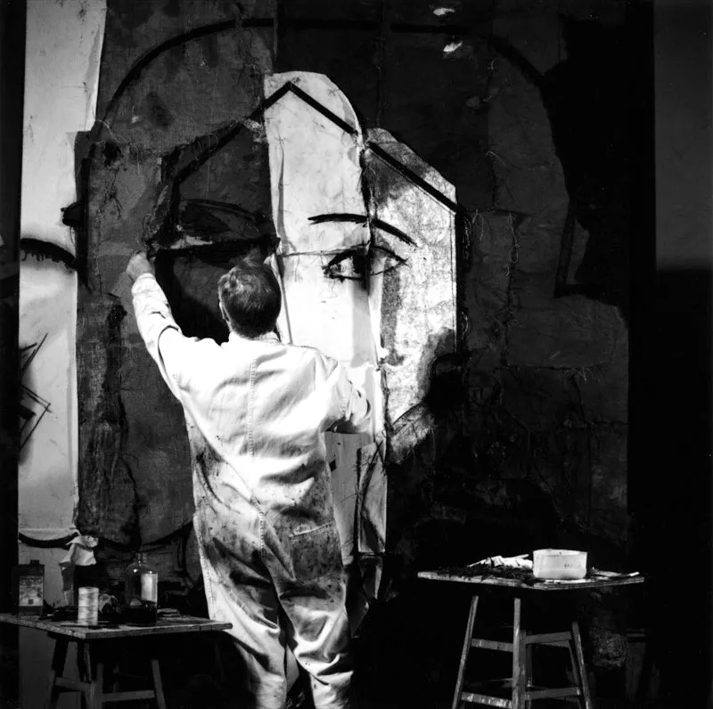 El artista en su estudio de Nueva York.