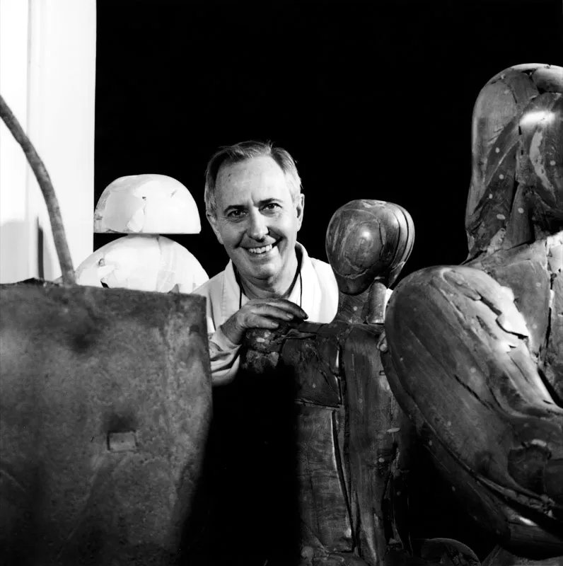 El artista en su estudio