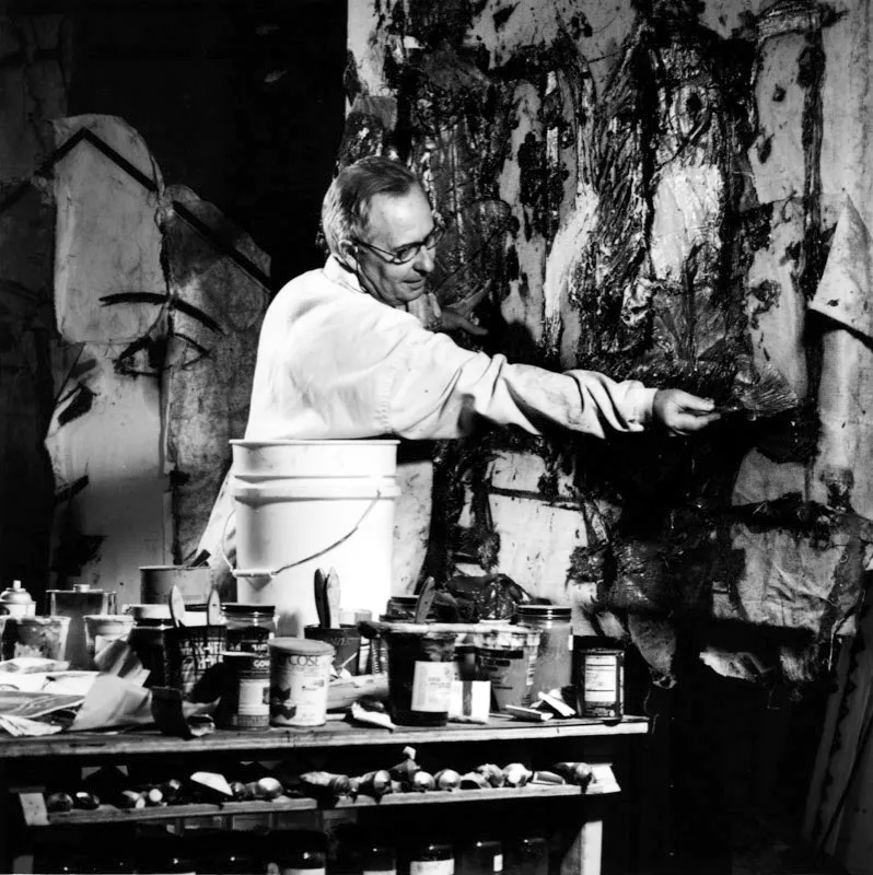 El artista en su estudio de Nueva York.