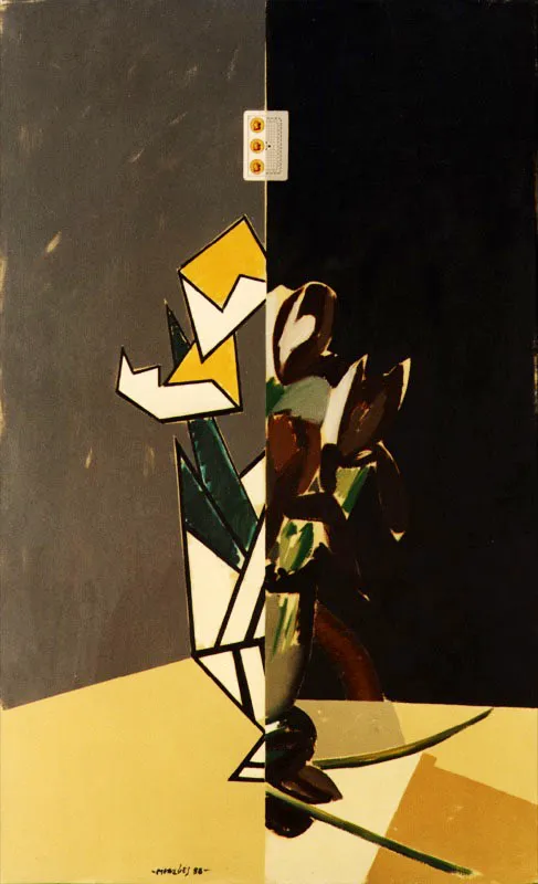 La carta. 1983. Óleo sobre tela. 121 x 75 cm