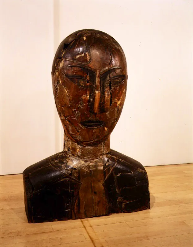 Cabeza IV. 1997. Madera y hierro. 185.4 x 248,9 x 76,2 cm 