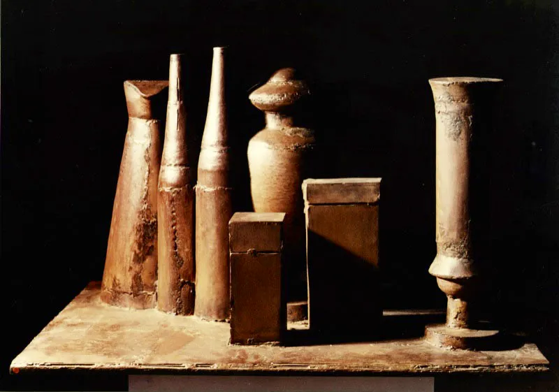 Bodegón Morandi VII. 1985. Hierro. 55 x 90 x 62 cm