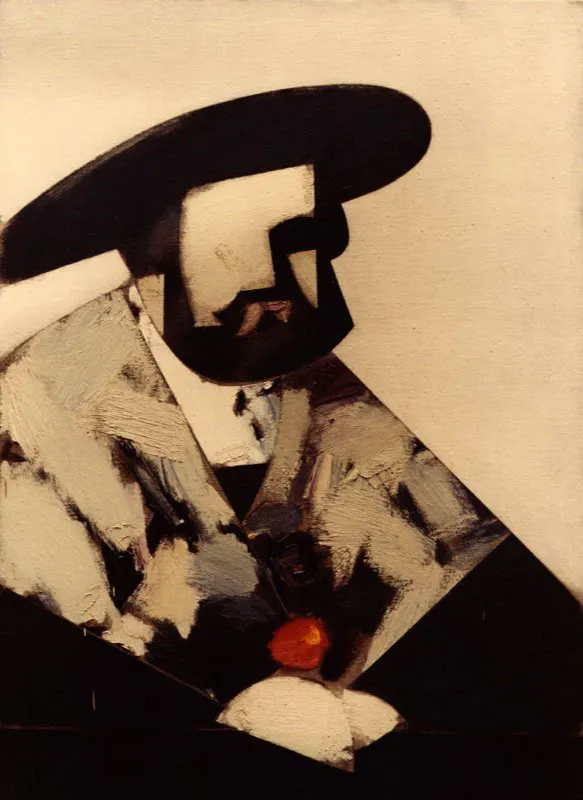 El banquero Raimundo Fucar.1985. Óleo sobre lino. 129 x 96 cm
