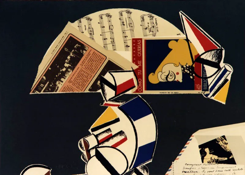 Collage 87-II. 1987. Collage. 38 x 56 cm