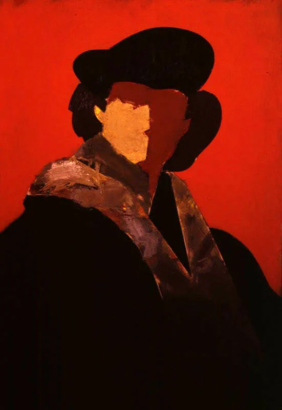 Rembrandt II. 1987. Óleo sobre cartón. 106 x 74,5 cm