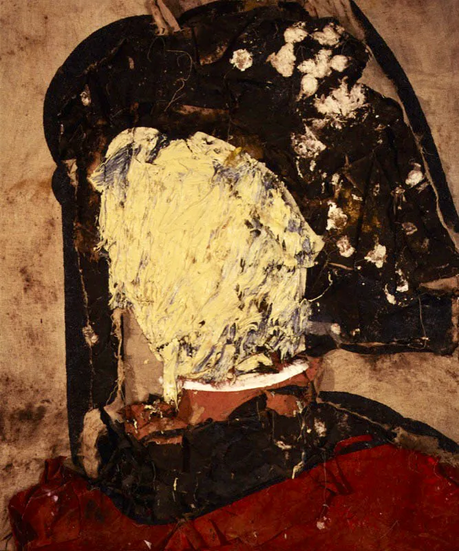 Boticelli como pretexto. 1992. Óleo sobre arpillera. 200 x 170 cm
