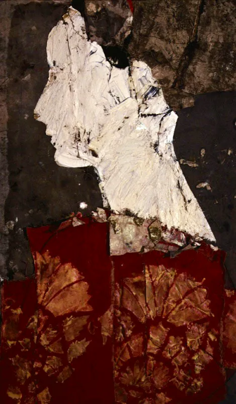 Retrato de una joven de la nobleza. 1992. leo sobre arpillera. 185 x 114 cm 