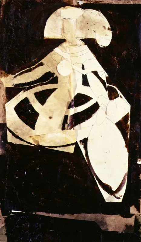 Untitled. 1992. Encasticas sobre papel. 117 x 106 cm 