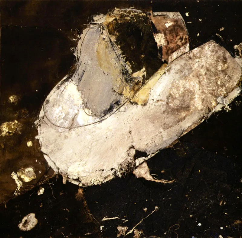 Retrato con gorguera. 1991. Óleo sobre arpillera. 198 x 125 cm