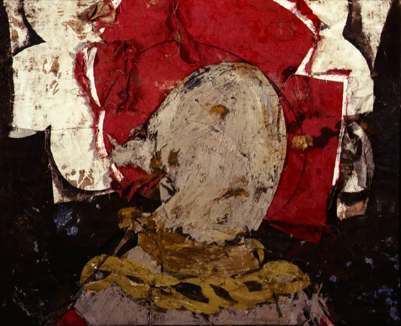 Retrato de dama con collar amarillo. 1994. Óleo sobre lienzo. 153 x 125 cm
