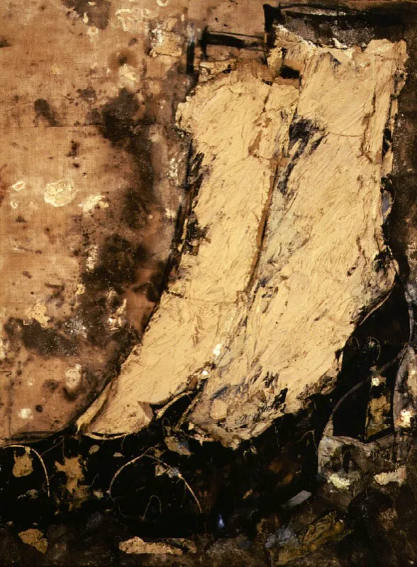 Dos botines. 1994. Óleo sobre lienzo.149 x 200 cm