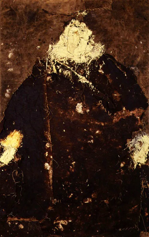 El Conde Duque. 1990. Óleo sobre arpillera. 198 x 127 cm