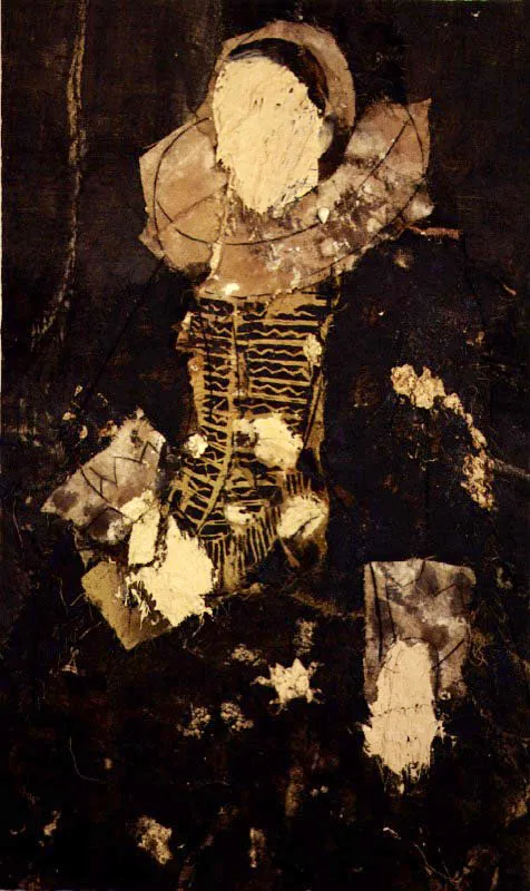 Retrato. 1991. Óleo sobre arpillera. 187 x 114 cm