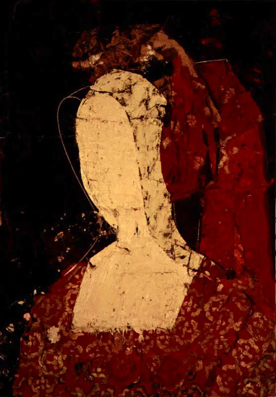 Marie de Bourgogne. 1991. leo sobre arpillera. 241 x 170 cm   