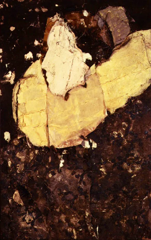 Retrato con gorguera. 1991. Óleo sobre arpillera. 198 x 125 cm