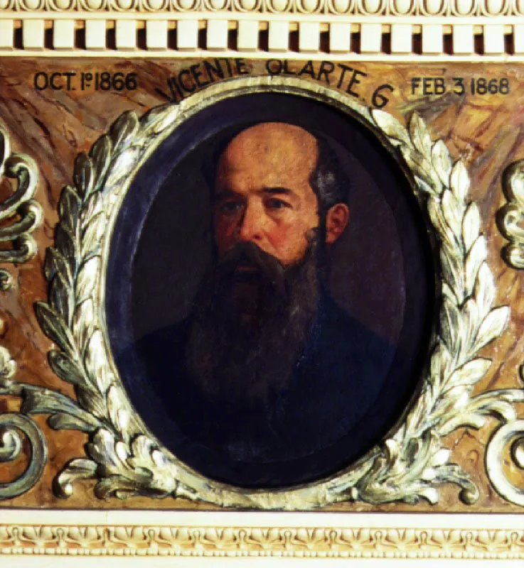 Vicente Olarte Galindo
Oct. 1, 1866 - Feb. 3, 1868