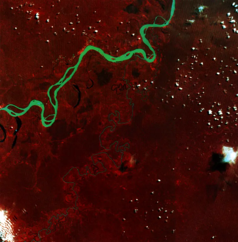 Río Putumayo
en la frontera entre Perú y Colombia.