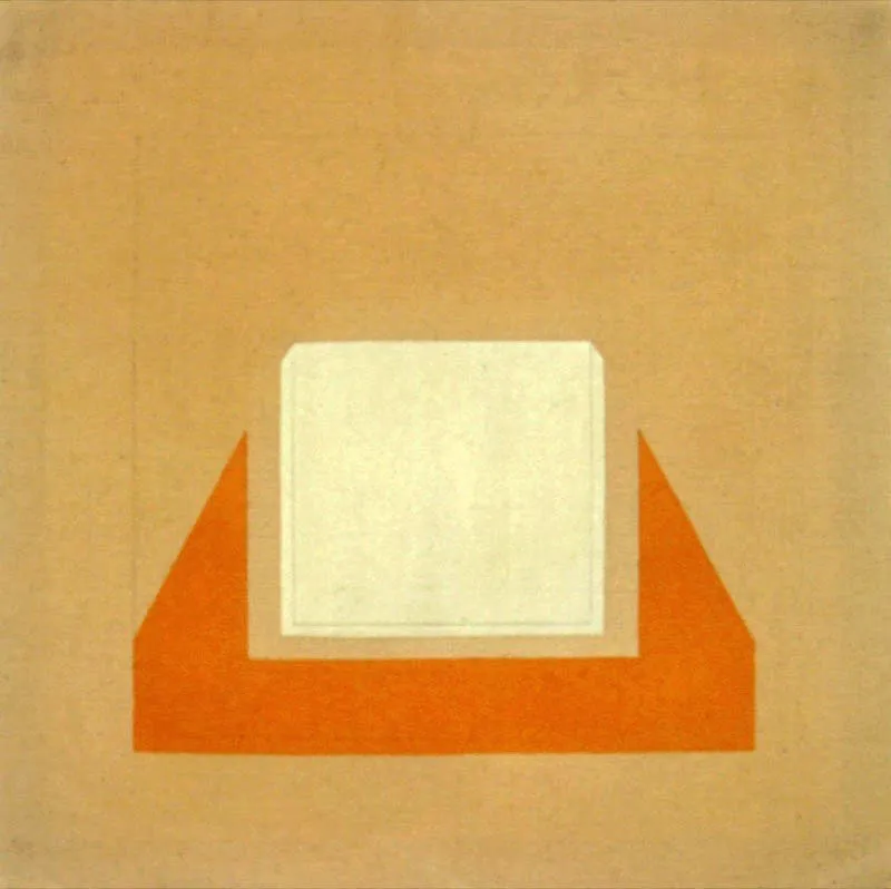 Proyecto / 1976 / Acrílico sobre lienzo / 41 x 41 cm Óscar Monsalve