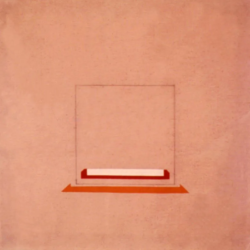Proyecto / 1976 / Acrílico sobre lienzo / 41 x 41 cm Óscar Monsalve