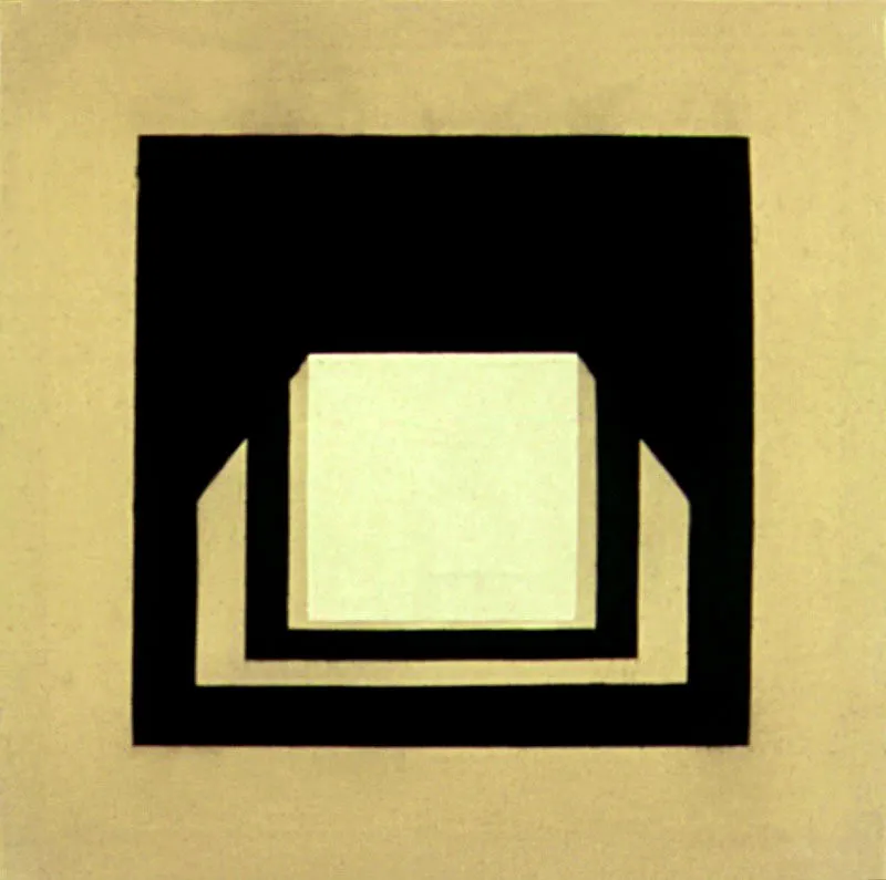 Proyecto / 1976 / Acrílico sobre lienzo / 41 x 41 cm Óscar Monsalve