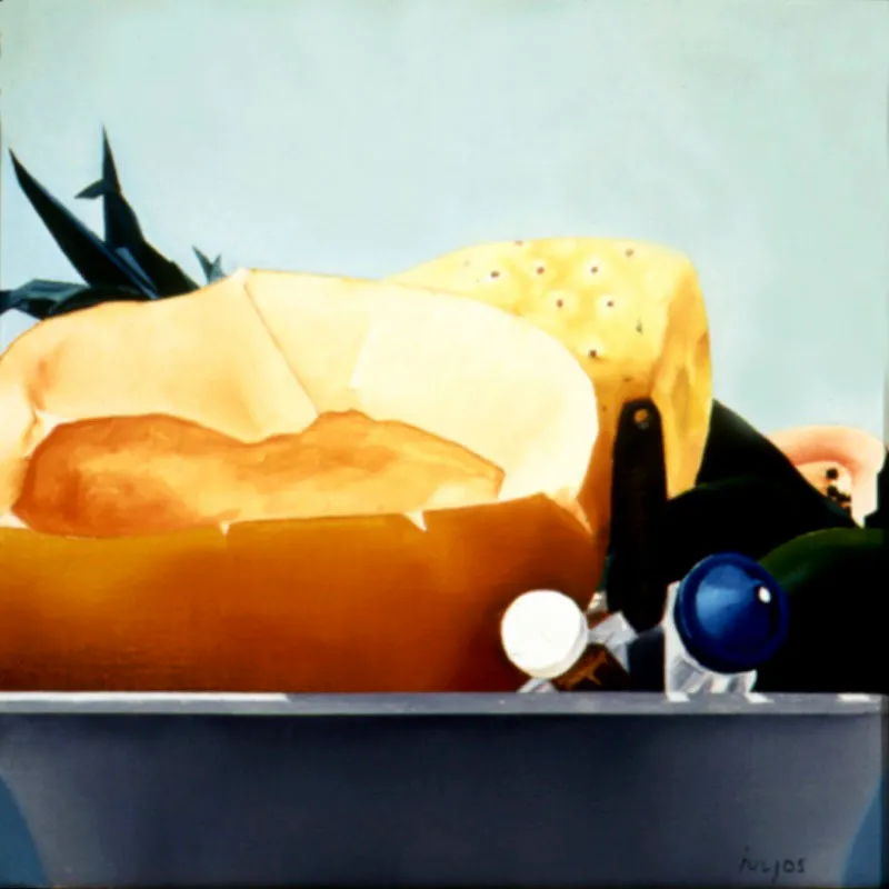 Bodegón del Caribe / 1993 / Óleo sobre lienzo / 30 x 30 cm Óscar Monsalve