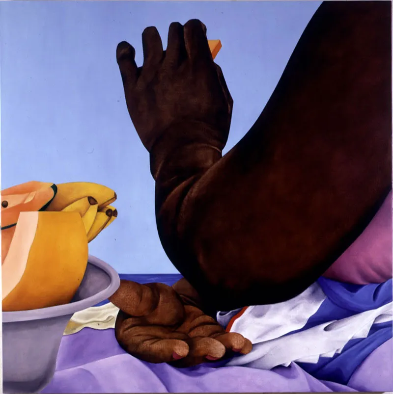 Atmósfera de la tarde / 2000 / Óleo sobre lienzo / 150 x 150 cm Óscar Monsalve